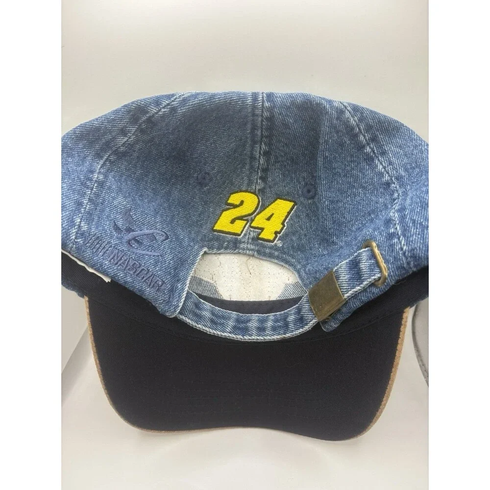 NASCAR Jeff Gordon #24 Denim Blue Chase Authentics Adjustable Hat